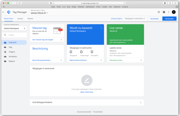 Google tagmanager meetbaarheid marketingstrategie Google tagmanager meetbaarheid marketingstrategie